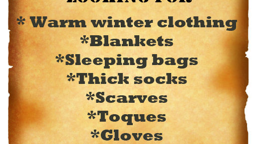 Winter Warm Clothing Drive