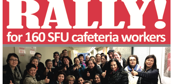 Support for our sisters and brothers at SFU Burnaby