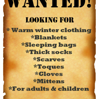 Winter Warm Clothing Drive
